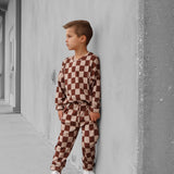 Organic Ribbed Set in Spiced Cider + Graham