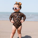 UPF50+ Girls One Piece Swimsuit in Morocco