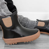 RB x LB The Core-Classic Midi Boot in Black / Taupe - Rebel Bro