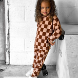 Organic Ribbed Set in Spiced Cider + Graham (PREORDER)