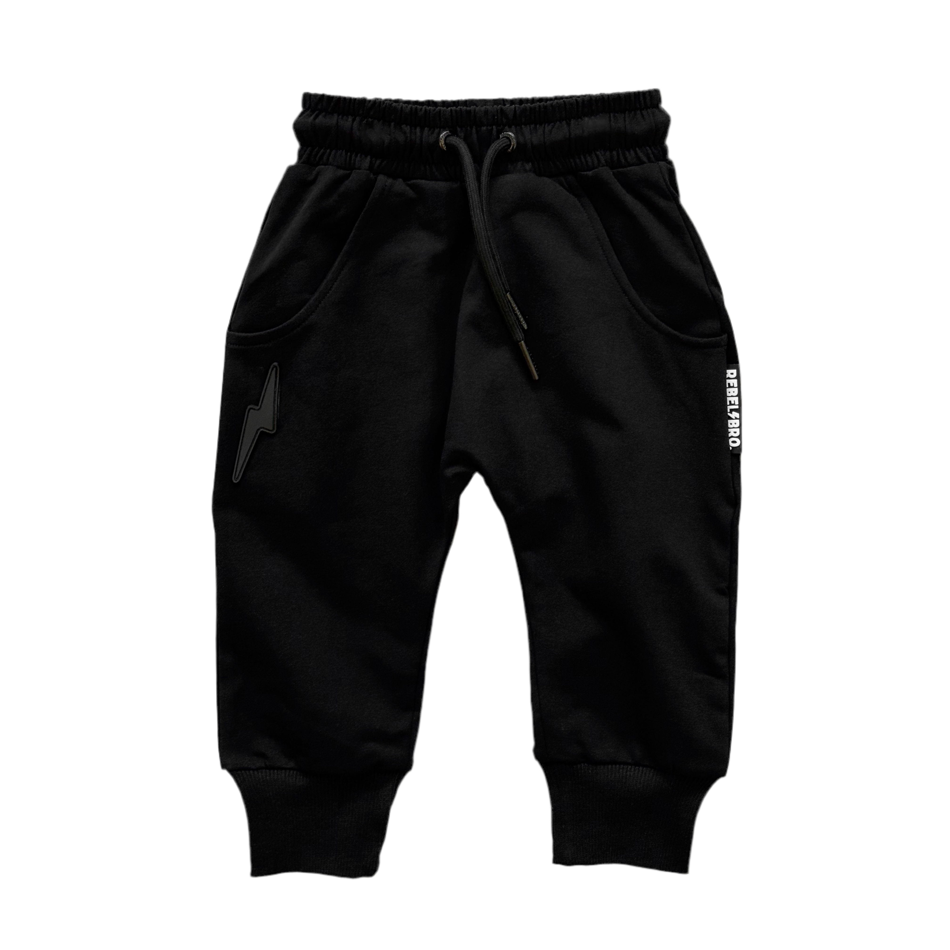The Basic Rebel Jogger in Black - Rebel Bro