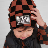 Beanie in Smoke + Spice