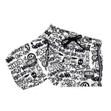 Hybrid Swim Trunks in Urban Drip