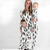 Women’s Bamboo Henley Two Piece Set in Merry Mischief