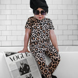 Bamboo Two Piece Set in Ava (Leopard)