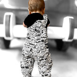 Overalls in Urban Drip