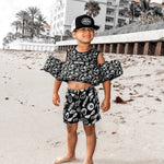 Neoprene Kids Arm Float in Warped Tour [Midnight Edition] - Rebel Bro