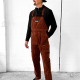 Men's Overall in Rust Corduroy