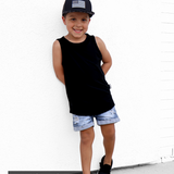 Bamboo Tank in Black