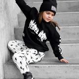 Relaxed Fit Hoodie in Rebel Bro x Live Fast Flames