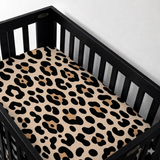 Bamboo Crib Sheet in Ava (Leopard)