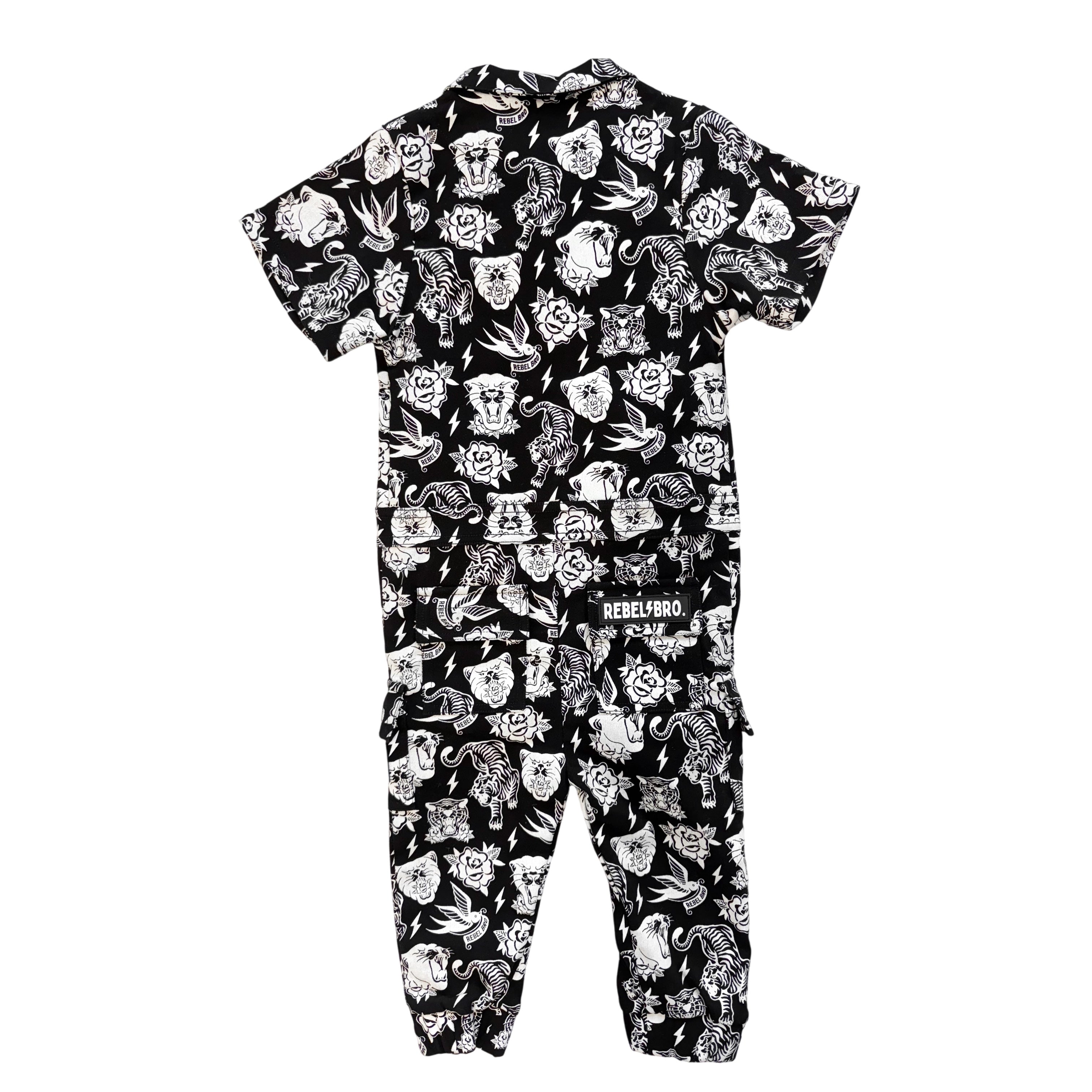 Pit Crew Romper in Born to be Wild