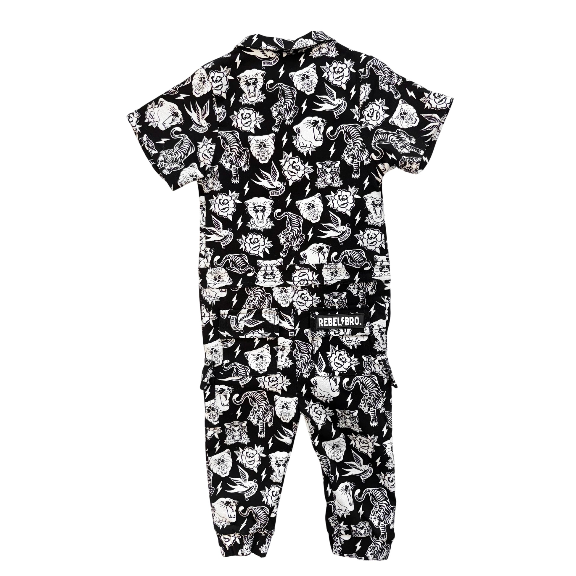 Pit Crew Romper in Born to be Wild