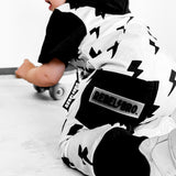 Hooded Rebel Short Sleeve Romper in Bowie - Rebel Bro