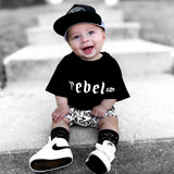 Bamboo Graphic Tee in Rebel