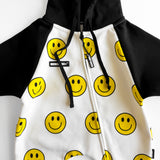 Hooded Fleece Romper in Happy Hour