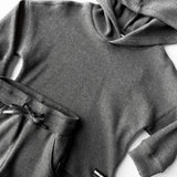 Waffle Set in Charcoal Grey