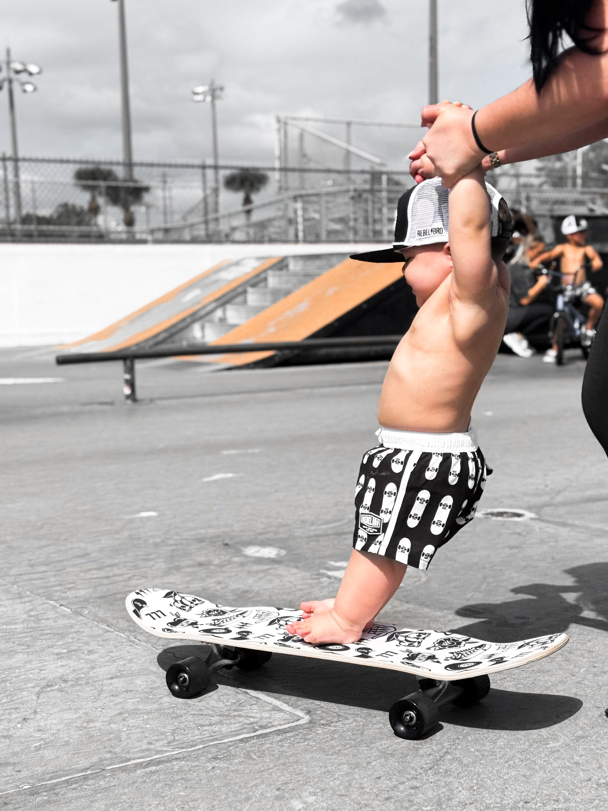 Hybrid Swim Trunks in Thrasher