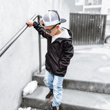 RB x LB The Core-Classic Midi Boot in Black / Taupe - Rebel Bro