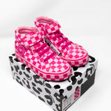 SK8TR Hi-Top in Bubble Gum Checkered