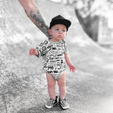 Bamboo Bubble Romper in Urban Drip
