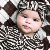 Bamboo Bow in Desert Zebra