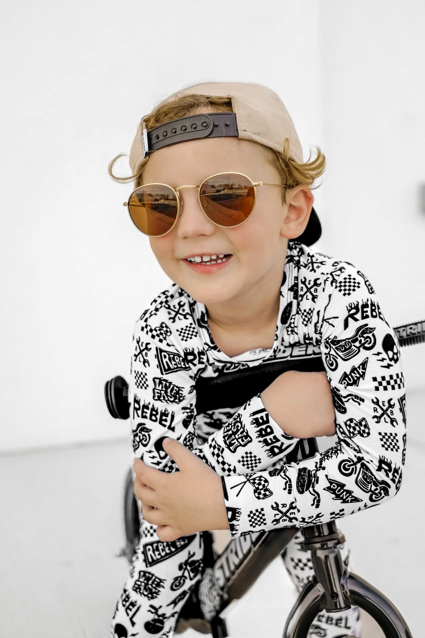 Bamboo Two Piece Set in Live Fast - Rebel Bro