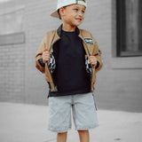 Bomber Jacket in Dark Khaki