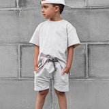Relaxed Fit Shorts in Vintage White
