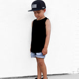 Bamboo Tank in Black