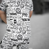 Bamboo Zippy Shortie in Urban Drip