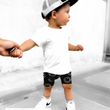 Bamboo Biker Shorts in Cobain