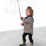 Classic Midi Rain Boot in Ava (Leopard)