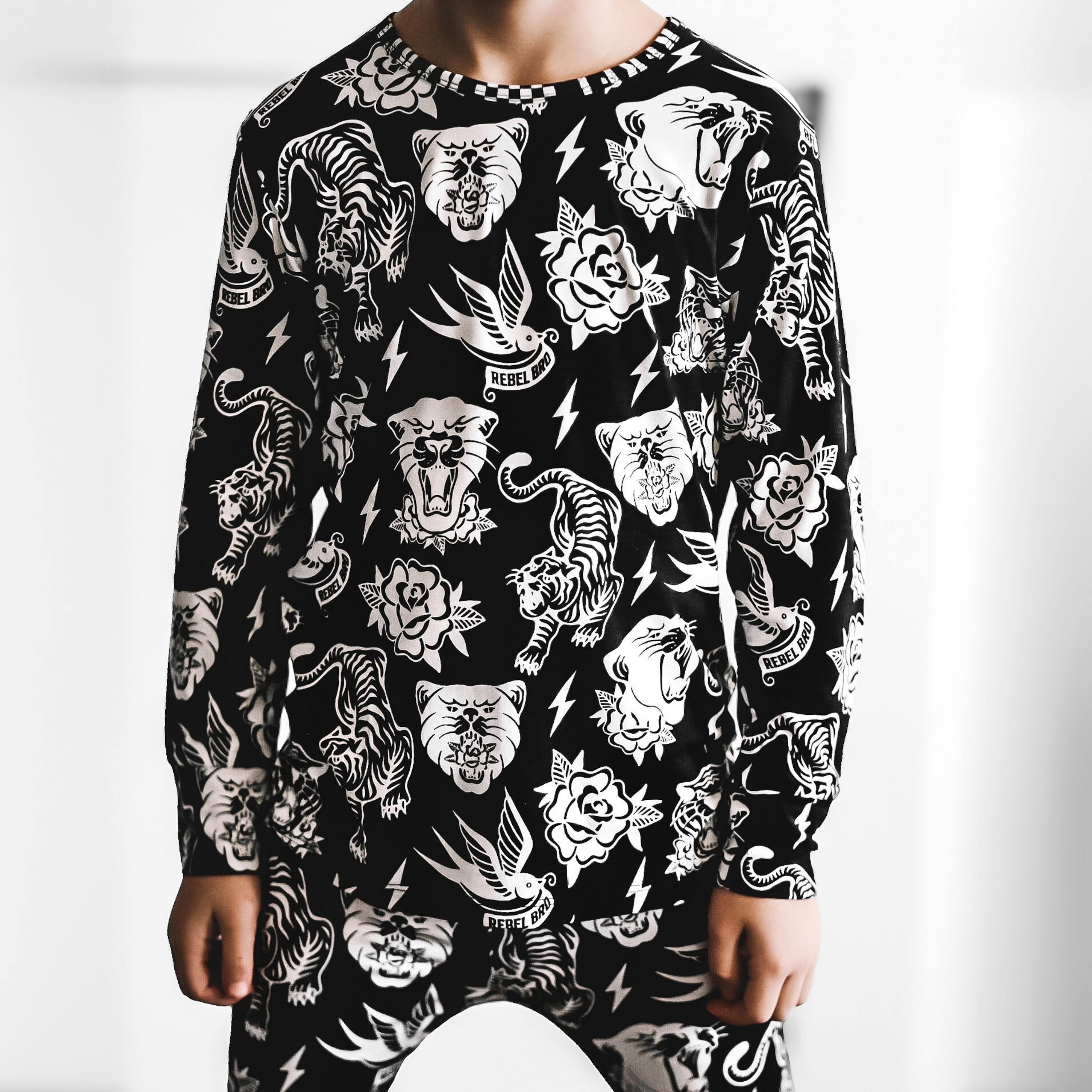 Bamboo Two Piece Set in Born to Be Wild - Rebel Bro