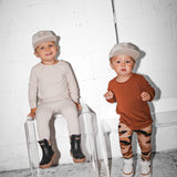 Ribbed Bamboo Leggings (3 Pack) - Rust Classics