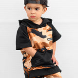 Short Sleeve Hoodie in Ranger
