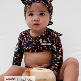 UPF50+ Cropped Two Piece Swimsuit in Morocco