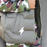 Puffer Vest in Olive