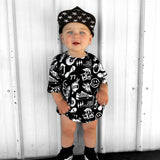 Bamboo Bubble Romper in Warped Tour [Midnight Edition]