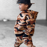 Fleece Hoodie + Sweatpants Set in Ranger