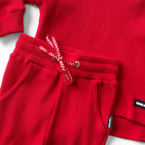 Waffle Set in Rebel Red