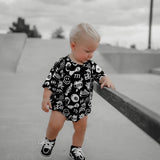 Bamboo Bubble Romper in Warped Tour [Midnight Edition]