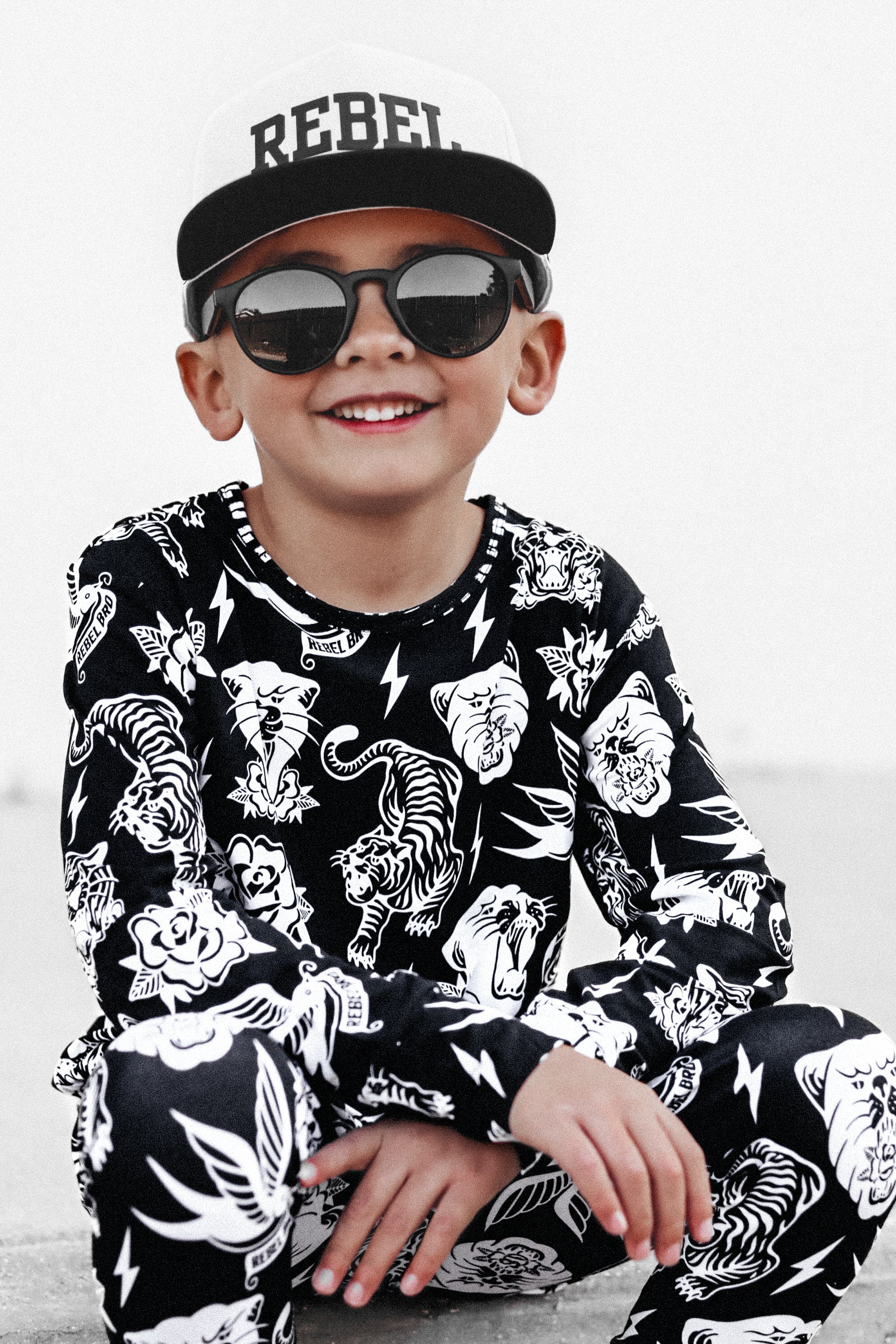 Bamboo Two Piece Set in Born to Be Wild - Rebel Bro