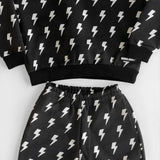 Fleece Hoodie + Sweatpants Set in Jagger