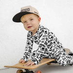 Bamboo Zippy Sleeper in Live Fast - Rebel Bro