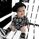 Bamboo Bubble Romper in Bad Boy [Midnight Edition]
