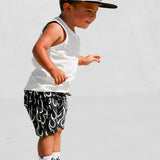 Relaxed Fit Shorts in Fuego