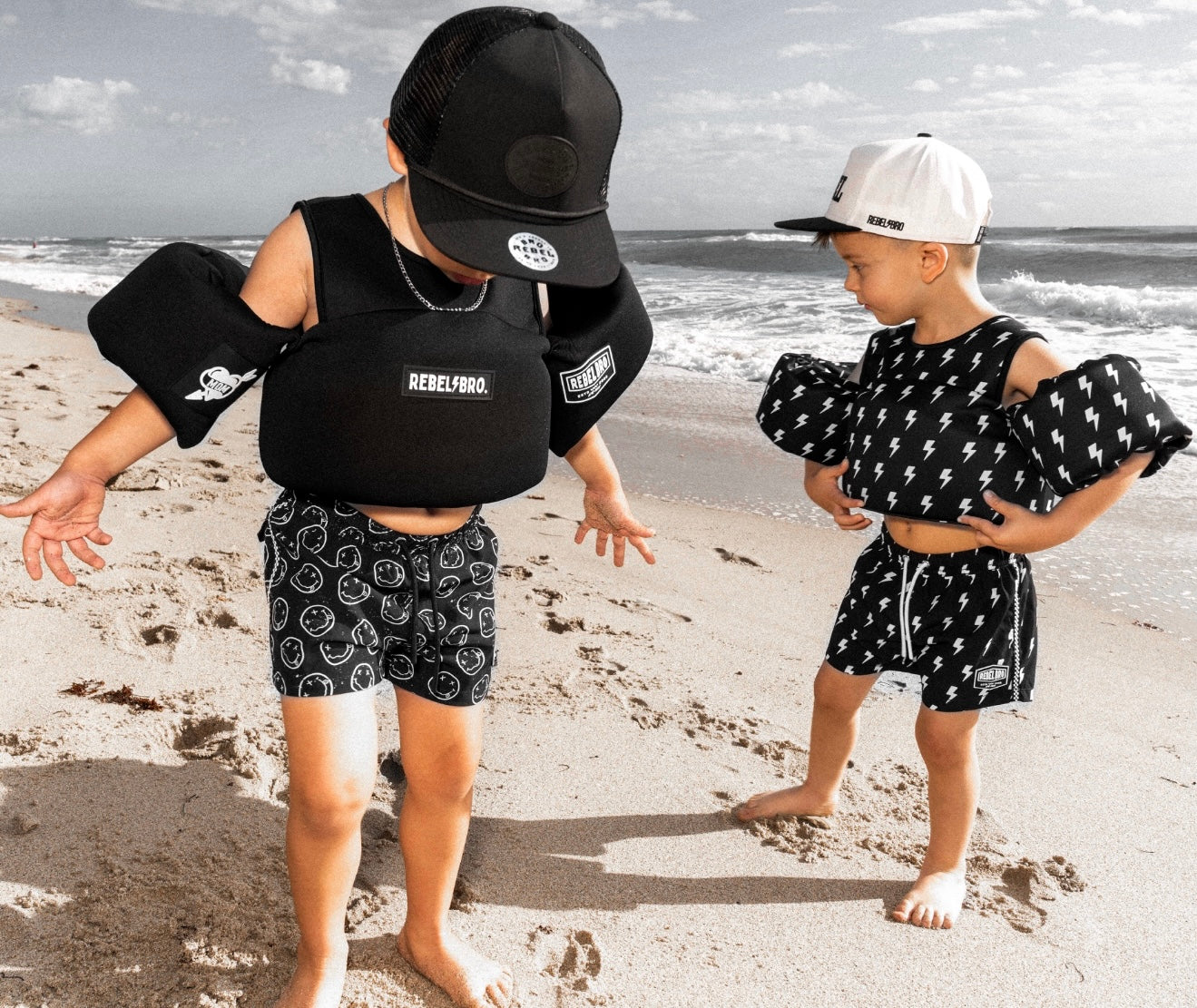 Hybrid Swim Trunks in Cobain