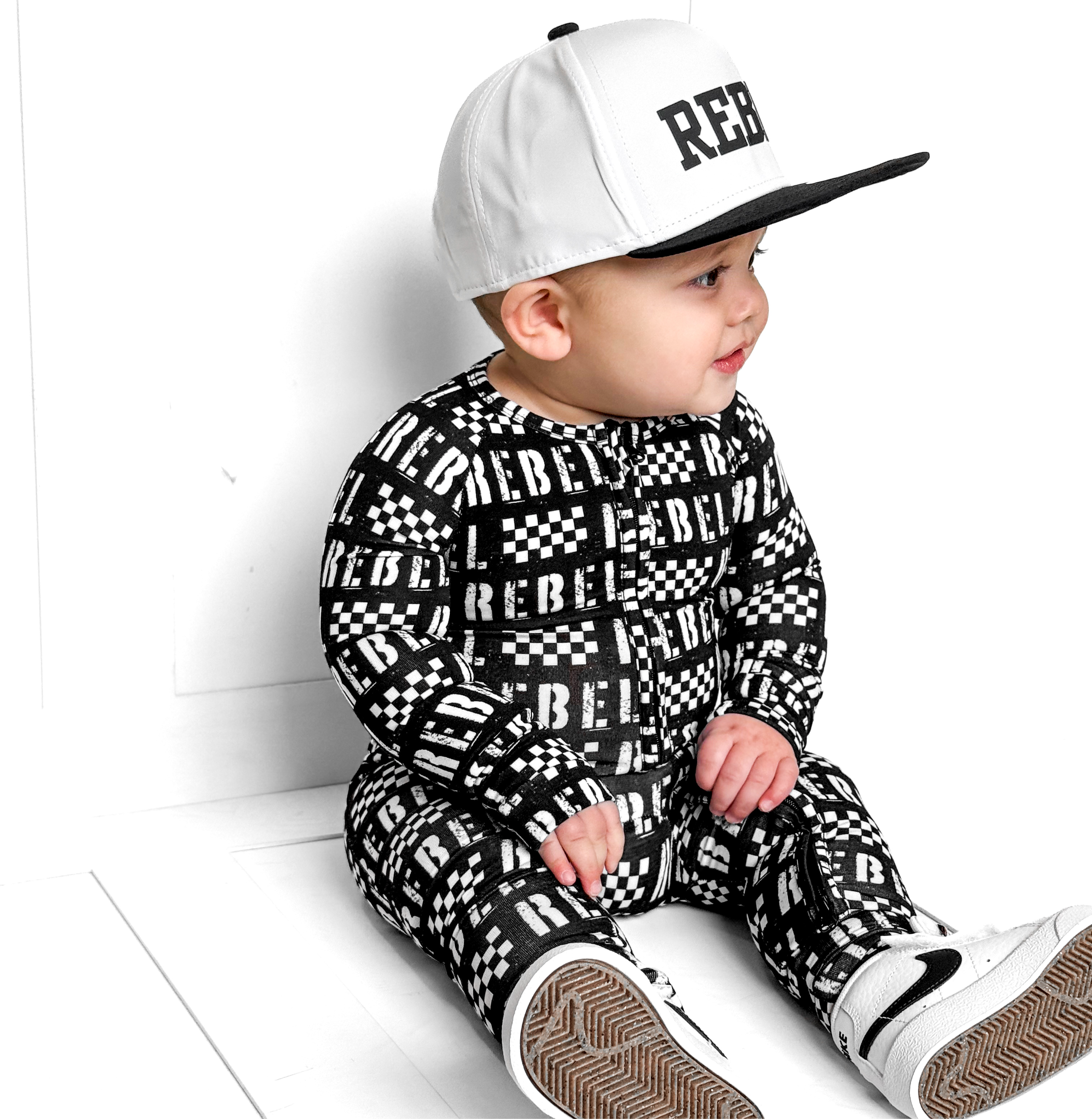Bamboo Zippy Sleeper in Rebel Racer - Rebel Bro