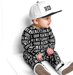Image of Bamboo Zippy Sleeper in Rebel Racer